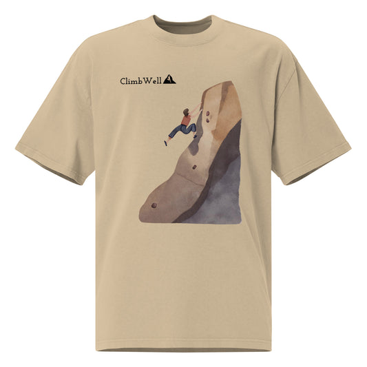 ClimbWell| Oversized faded t-shirt